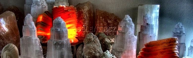 selenitov� lampy